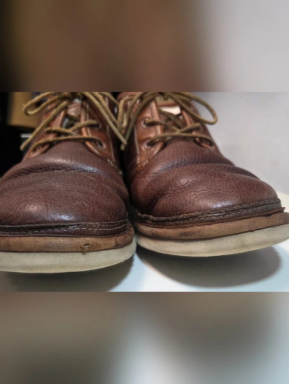 UGG Neumel Chukka Mens Brown Pebbled Leather Sherpa Lined Ankle Boots Size 11